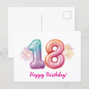 Cartes Pour Fêtes Annuelles ballons d'anniversaire