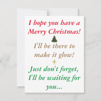 Cartes Pour Fêtes Annuelles Bambi's Funny Christmas Card V2