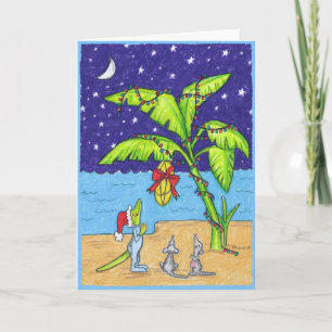 Cartes Pour Fêtes Annuelles Bananes pour Noël