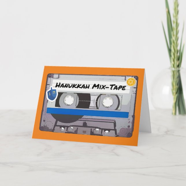 Cartes Pour Fêtes Annuelles Bande mixte Hanoukka (Devant)