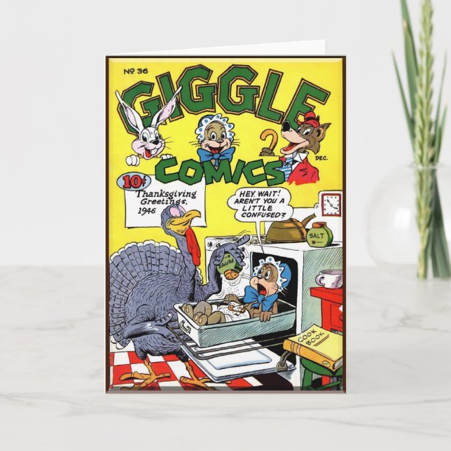 Cartes Pour Fêtes Annuelles Bandes dessinées de rire bébête, no. 36 (Devant)