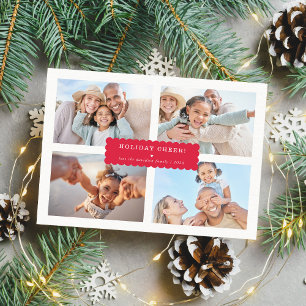 Cartes Pour Fêtes Annuelles Bannière à pétoncle minime moderne SIMPLE MULTI PH