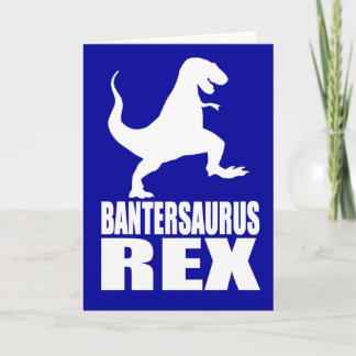 Cartes Pour Fêtes Annuelles Bantersaurus Rex Uni Banter Secret Père Noël