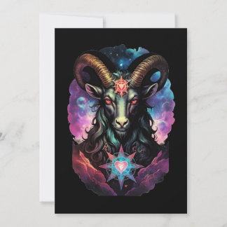 Cartes Pour Fêtes Annuelles Baphomet Gothic Valentine's Day Love
