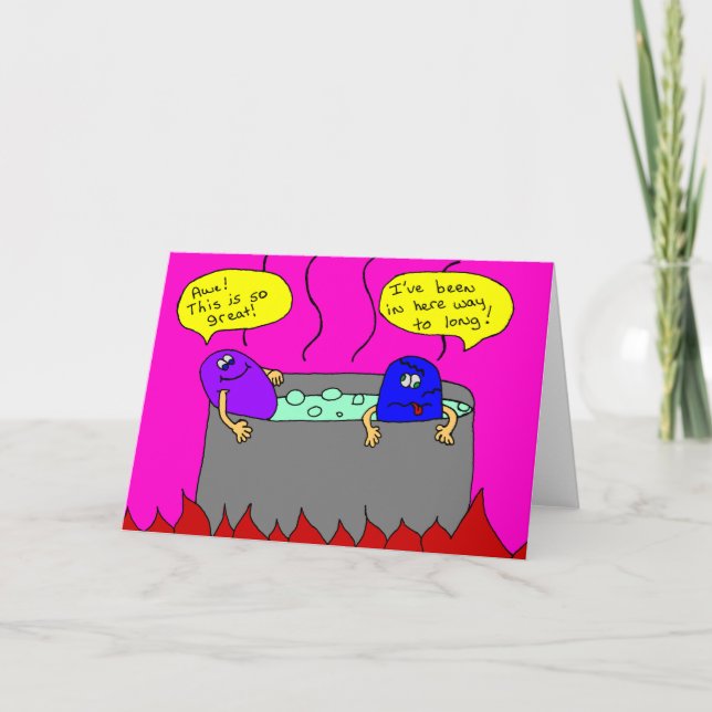 Cartes Pour Fêtes Annuelles baquet chaud (Devant)