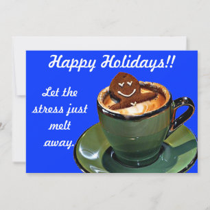 Cartes Pour Fêtes Annuelles Baquet chaud de pain d'épice