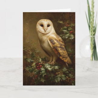 Cartes Pour Fêtes Annuelles Barn Own Christmas