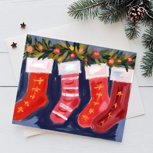 Cartes Pour Fêtes Annuelles Bas de Noël   Guirlande Joyeux Noël 