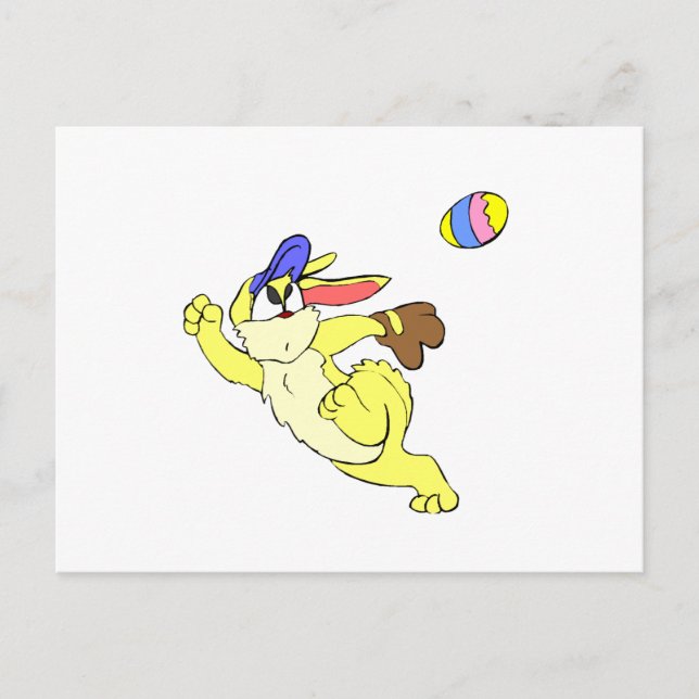 Cartes Pour Fêtes Annuelles Baseball Pâques (Devant)