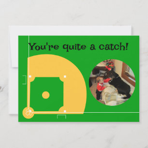 Cartes Pour Fêtes Annuelles Baseball Photo Kid Classroom Valentine