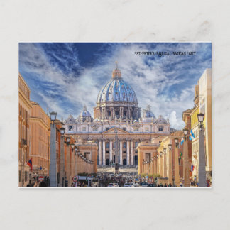 Cartes Pour Fêtes Annuelles Basilique Saint-Pierre Rome Cité du Vatican