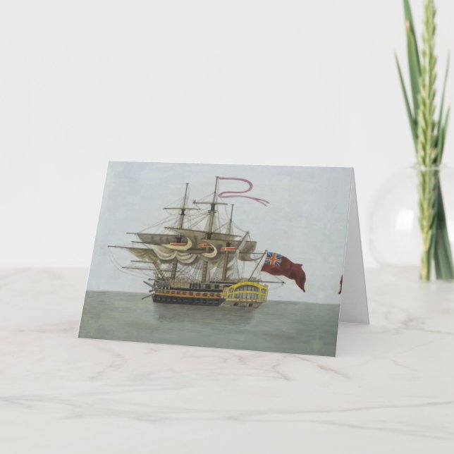 Cartes Pour Fêtes Annuelles Bataillon naval (Devant)