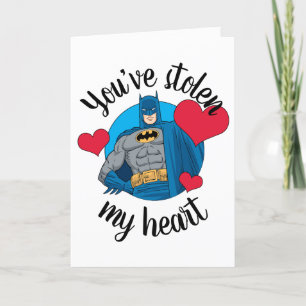 Cartes Pour Fêtes Annuelles Batman Valentine   Vous avez volé mon coeur