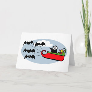 Cartes Pour Fêtes Annuelles Batty Christmas Sleigh