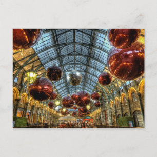 Cartes Pour Fêtes Annuelles Baubles de Noël à Covent Garden Markets, Londres