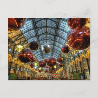 Cartes Pour Fêtes Annuelles Baubles de Noël à Covent Garden Markets, Londres