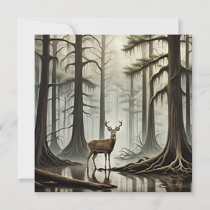 Cartes Pour Fêtes Annuelles Bayou Deer