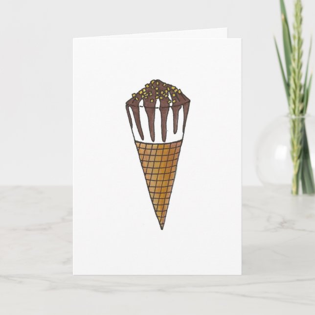 Cartes Pour Fêtes Annuelles Be My Buddy Ice Cream Cone Valentine's Day (Devant)