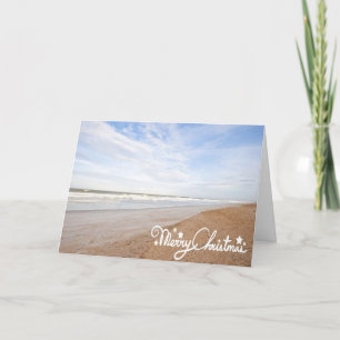 CARTES POUR FÊTES ANNUELLES BEACHY CHRISTMAS GREETINGS FROM OUR BEACH