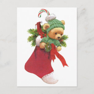 Cartes Pour Fêtes Annuelles Beary Joyeux Noël