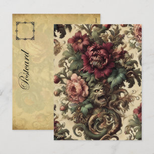 Cartes Pour Fêtes Annuelles Beastly Bouquet - Gothique victorien