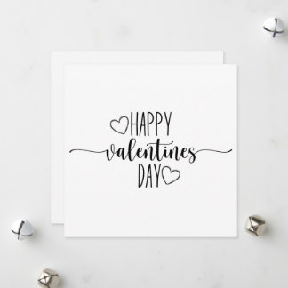 Cartes Pour Fêtes Annuelles Beatifull minimalist editable valentine card