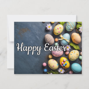 Cartes Pour Fêtes Annuelles Beau Collage de Pâques Festive Élégant