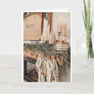 CARTES POUR FÊTES ANNUELLES **BEAU DÉCOR ET SOUHAITS DE NOËL**