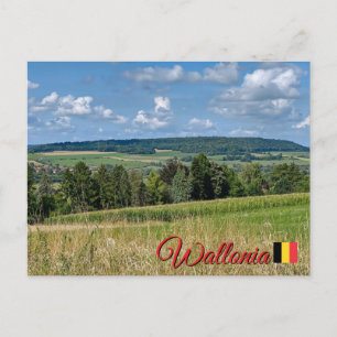 Cartes Pour Fêtes Annuelles Beau paysage en Wallonie, voyage