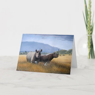 Cartes Pour Fêtes Annuelles Beau Rhino