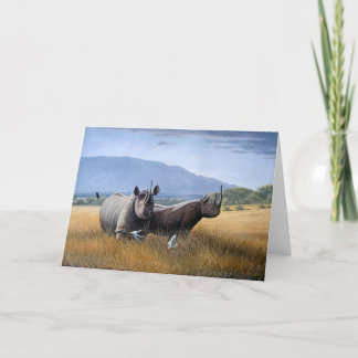 Cartes Pour Fêtes Annuelles Beau Rhino