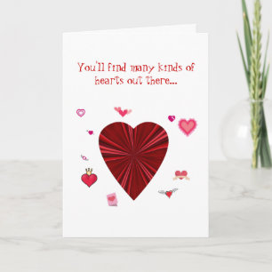Cartes Pour Fêtes Annuelles Beaucoup de coeurs Valentine/personnaliser