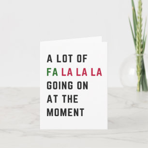 Cartes Pour Fêtes Annuelles Beaucoup de Fa La La La en Ce Moment