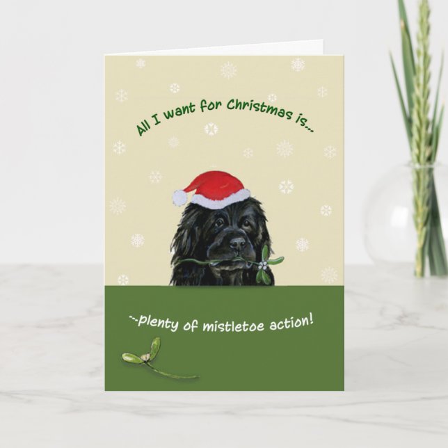 Cartes Pour Fêtes Annuelles Beaucoup de Mistletoe (Devant)