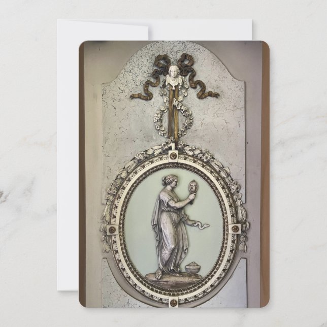 Cartes Pour Fêtes Annuelles Beauté fanée (Devant)