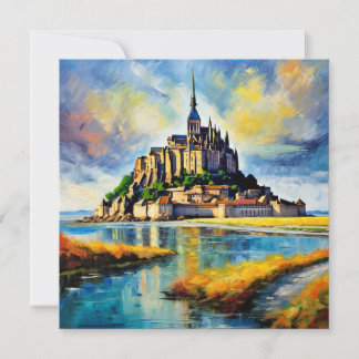Cartes Pour Fêtes Annuelles BEAUX Le Mont Saint Michel