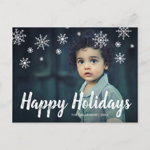 Cartes Pour Fêtes Annuelles Beaux Snowflakes Joyeuses Fêtes Photo Noël
