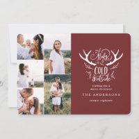 Bébé c'est froid cerf multi photo Noël