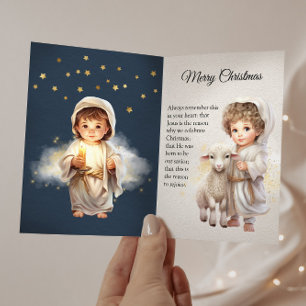 Cartes Pour Fêtes Annuelles Bébé Jésus Joyeux Noël