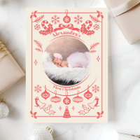 Bébé rouge Berry Premier Noël