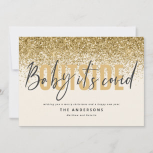 Cartes Pour Fêtes Annuelles Bébé son ambiance à l'extérieur drôle de parties s