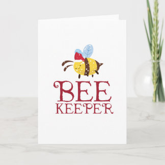 Cartes Pour Fêtes Annuelles Bee Keeper Édition de Noël