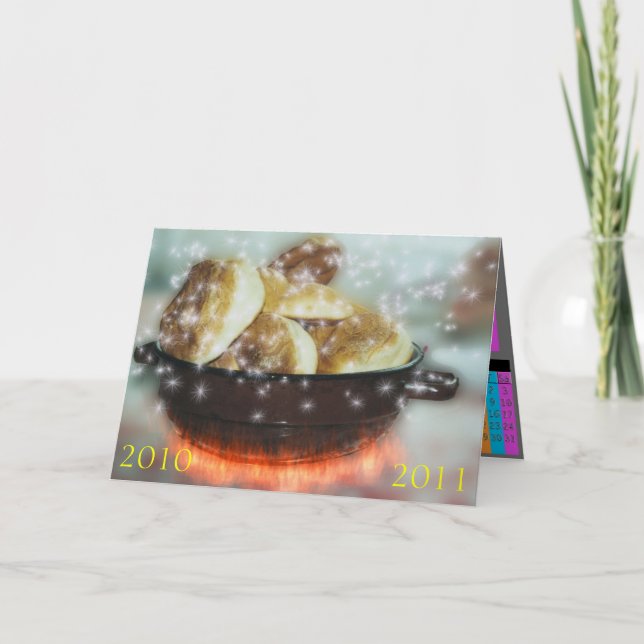 Cartes Pour Fêtes Annuelles beignets de Noël, Calendrier 2011 (Devant)
