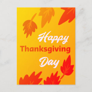 Cartes Pour Fêtes Annuelles Bel Bon thanksgiving avec automne Feuille