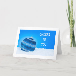CARTES POUR FÊTES ANNUELLES BELLE BULLE AVEC UN BON MESSAGE DE VACANCES