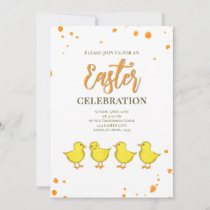 Cartes Pour Fêtes Annuelles Belle fête de Pâques poussins sur mesure