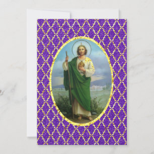 Cartes Pour Fêtes Annuelles Belle prière St. Jude