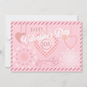 Cartes Pour Fêtes Annuelles Belle Saint Valentin Design moderne Boho