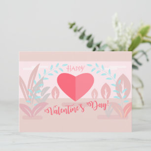 Cartes Pour Fêtes Annuelles Belle Saint Valentin Design moderne tendance