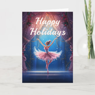 Cartes Pour Fêtes Annuelles Belle Suite de Casse-Noisette Ballerine Noël